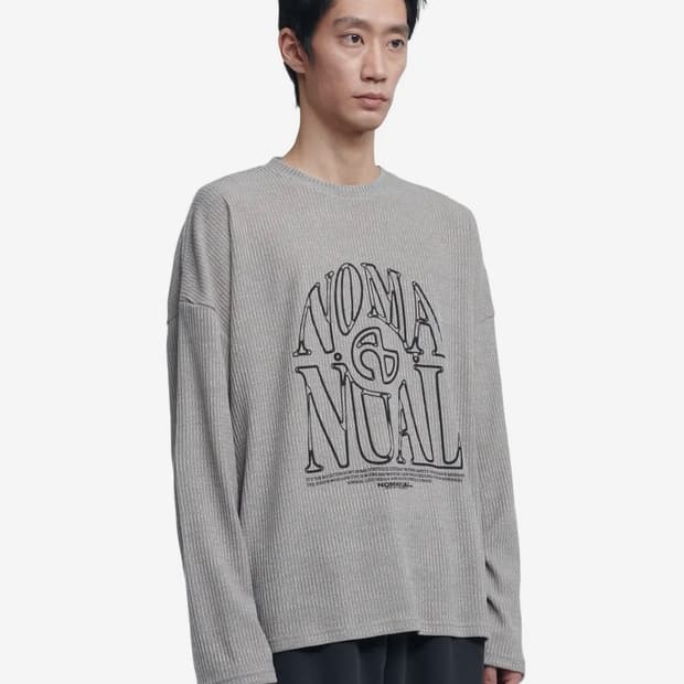 노메뉴얼 니트 롱슬리브