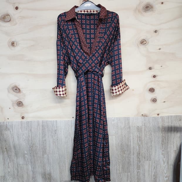 389) 자라 ZARA  롱 랩 원피스