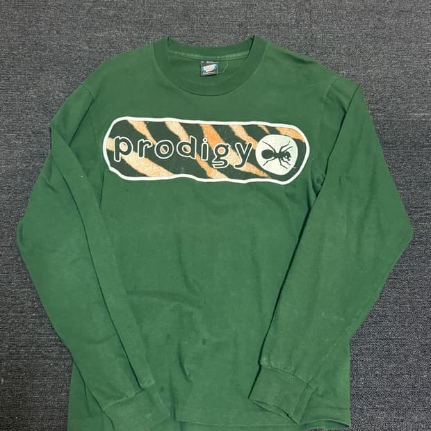 빈티지 90s Prodigy 프로디지 밴드 티셔츠