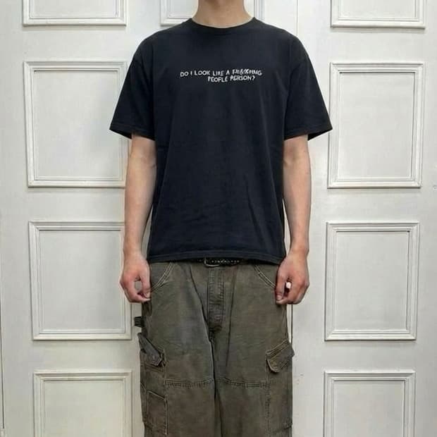 DELTA 메세지 반팔티셔츠