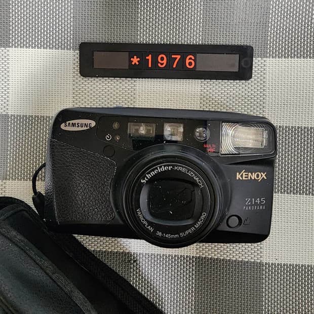 삼성캐녹스 Z 145 파노라마 필름카메라 파우치포함