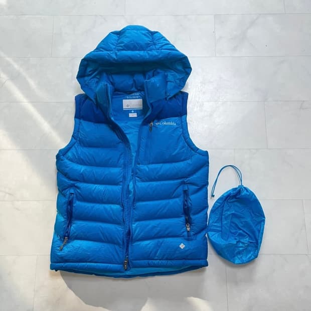 컬럼비아 패딩 조끼 M
