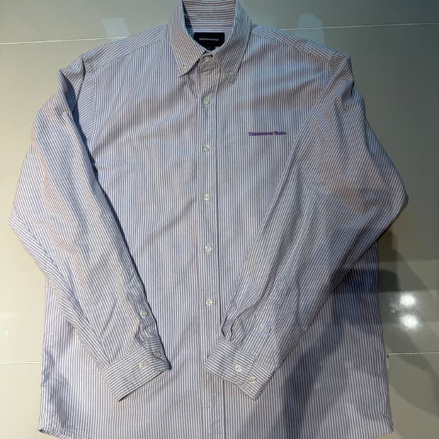 디스이즈네버댓 스트라이프 옥스퍼드 셔츠