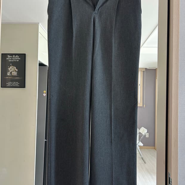 무신사스탠다드 와이드 슬랙스 미디엄그레이 30