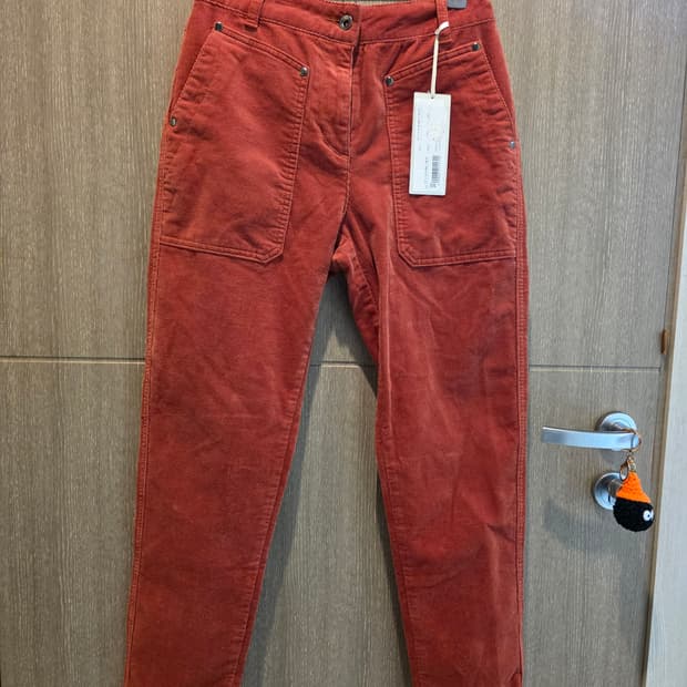 (199,000원 택 있음) g_cut 코듀로이 팬츠 레드 67-94(5