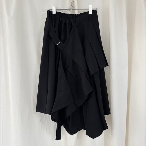 Gomme 고무 플리츠 스커트 