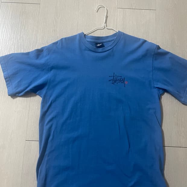 02s stussy / stock logo t shrit l