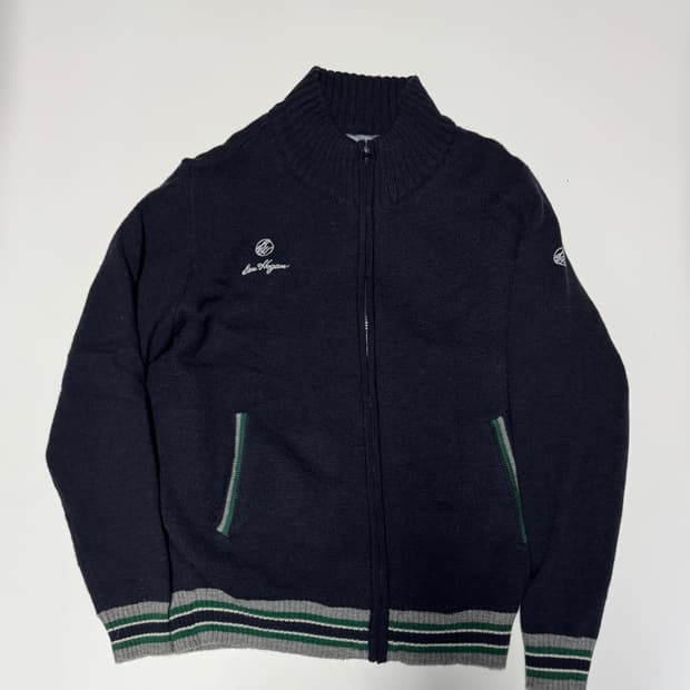 Ben Hogan 벤호건 방풍 울 니트 집업 네이비