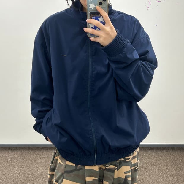 Nike 나이키 후리스안감 네이비 블루종 