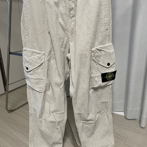 [32] 스톤아일랜드 23FW 코듀로이 카고팬츠 바지