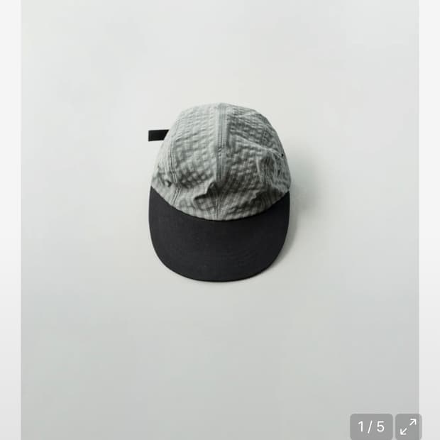 해브해드 클래식 체크 롱빌 캡 (그레이)