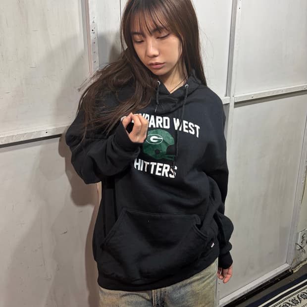 90s RUSSELL black hoodie 