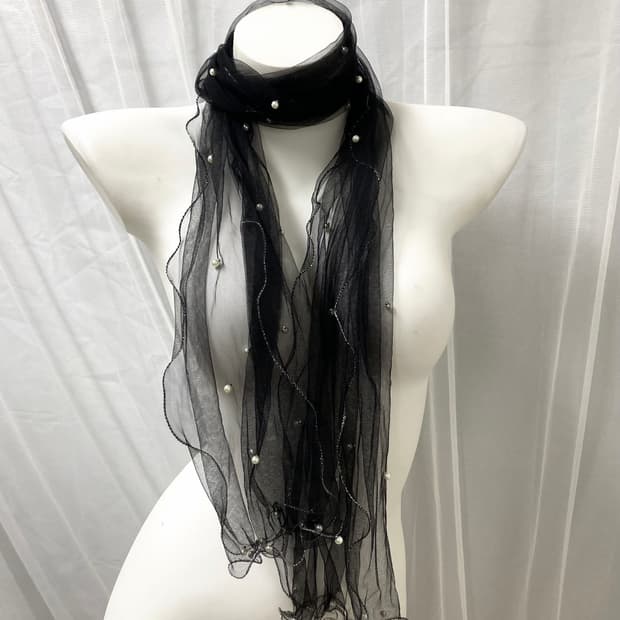 Vintage Pearl Scarf