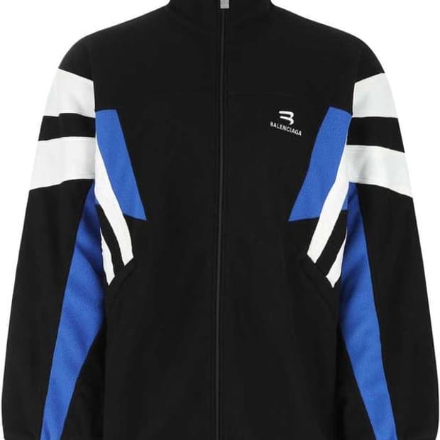 발렌시아가 스포티 B 자수 트랙 후리스 자켓(S)