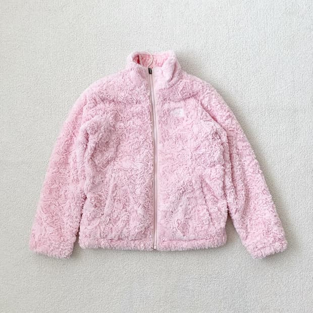 노스페이스 쿨핑크 리버시블 뽀글이