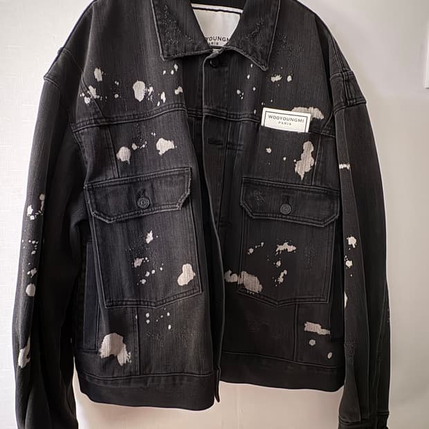 [48] 우영미 페인팅 흑청자켓