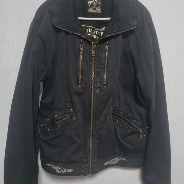 Y2k 펑크 스타일 빈티지 자켓