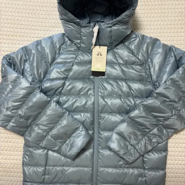 무신사 스탠다드 아이언 라이트 다운 자켓 라이트 블루