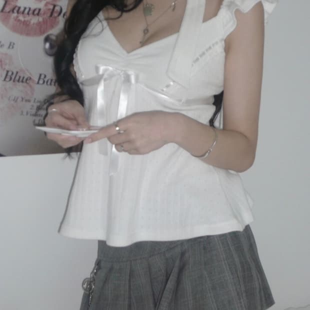 엔젤넘버555 purity white top 퓨리티 화이트 탑