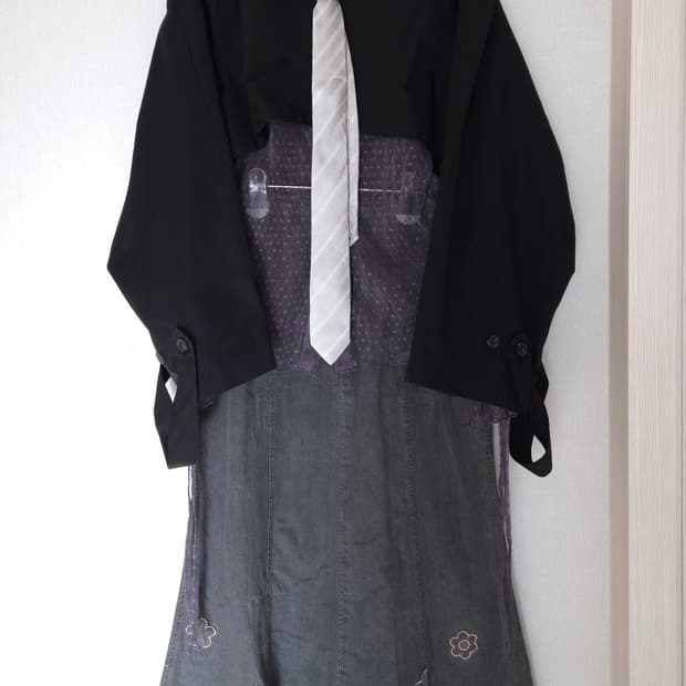 오리엔탈 긱시크 빈티지 코디 세트