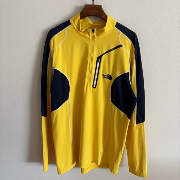 노스페이스 기능성반집업 긴팔 티셔츠 L(100)