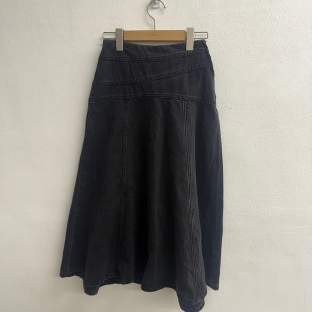 마쥬(MAJE) 데님 롱 스커트 (1)
