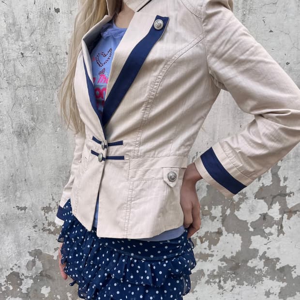 Ana Capri 안나 카프리 앤틱 나폴레옹 자켓