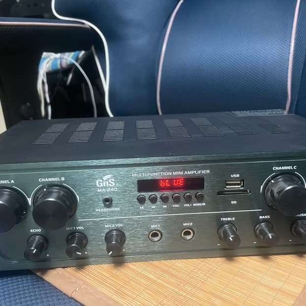 gns 지엔에스 ma-240 4채널 블루투스 앰프