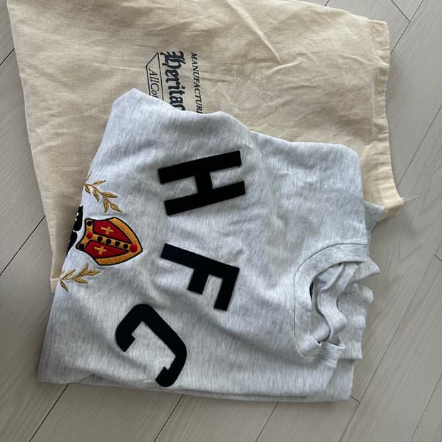 헤리티지플로스 HFC 빅로고 롱슬리브 그레이 L