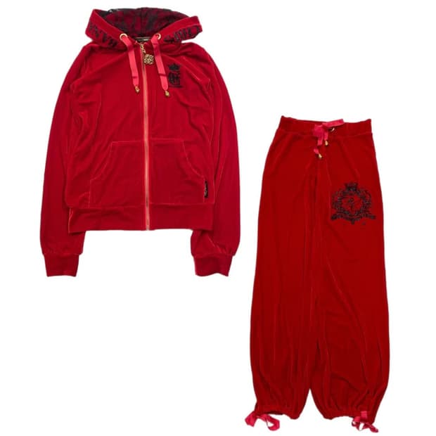 갸루 트레이닝 셋업 펑크 고딕 y2k 쥬시꾸뛰르 일본 빈티지 바나나칩