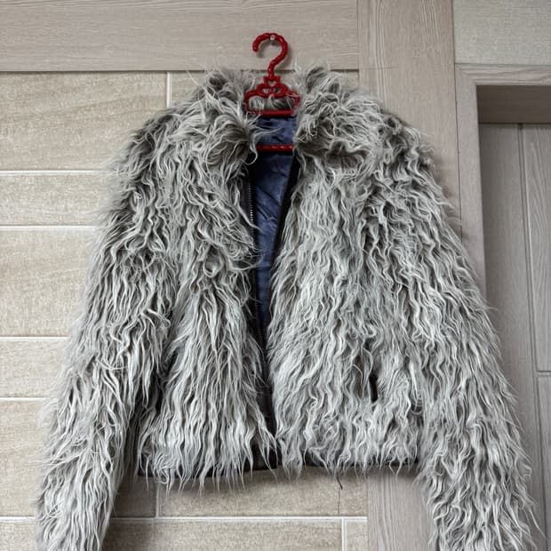 빈티지 가죽 레더 퍼 자켓 