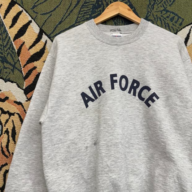 90s US Air Force 미공군 수퍼 스웻 셔츠 맨투맨 (M)
