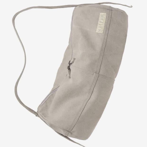 스컬프터 Vintage Canvas Duffel Bag Pale