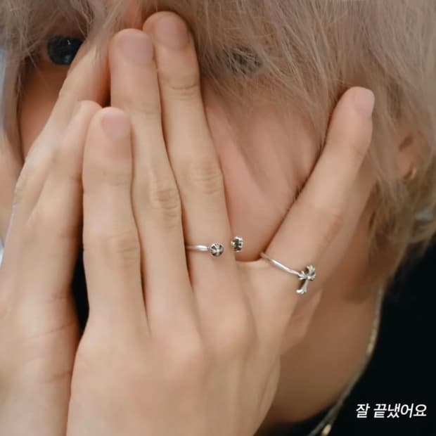 <새상품,라이즈원빈 착용> 크롬하츠 포티 버블검링