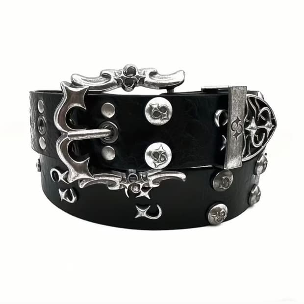 스터드 헤비 메탈 벨트