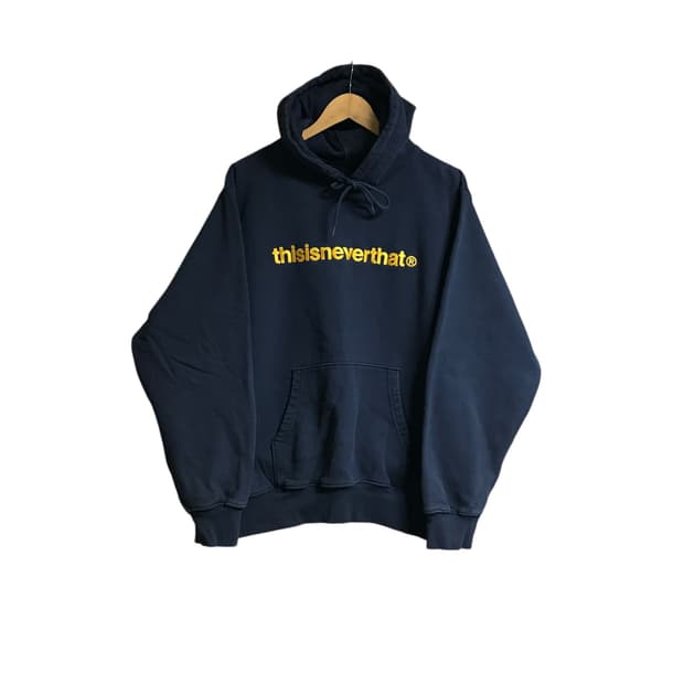 디스이즈네버댓 빅로고 후드티