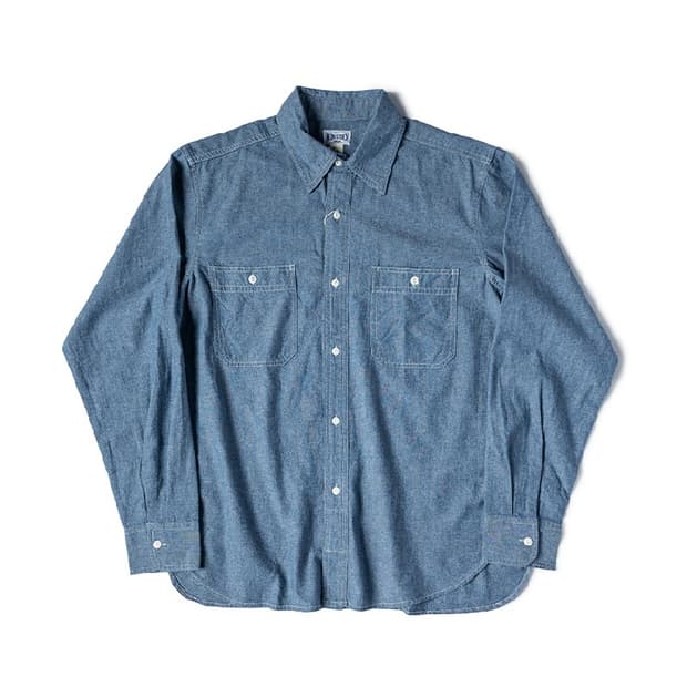 [새상품] 브론슨 샴브레이 셔츠