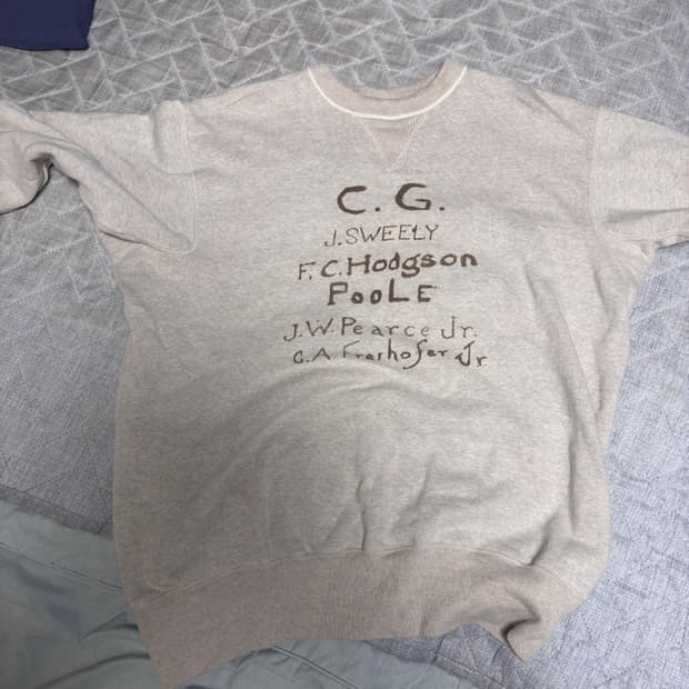 웨어하우스 403 스웻셔츠 오트밀 44 사이즈