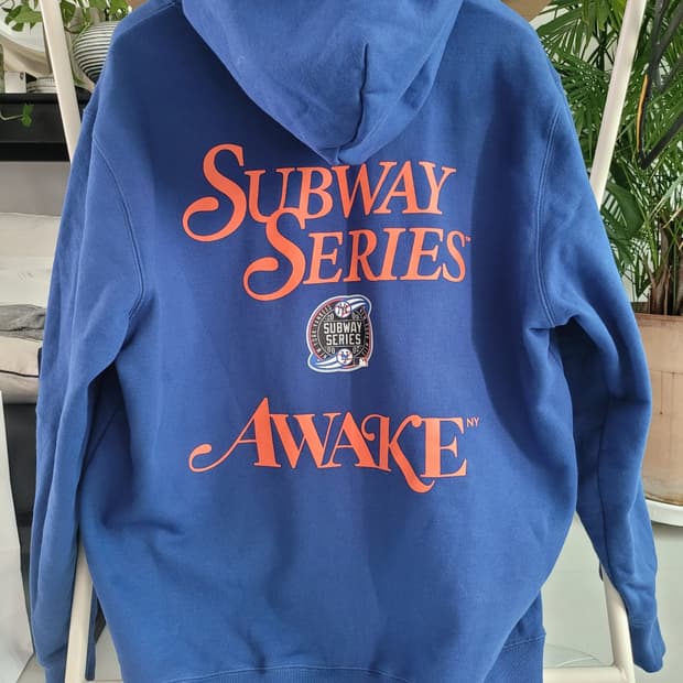 ✨🛍️ [XL] 뉴에라 x Awake NY x MLB 메츠 서브웨이후드