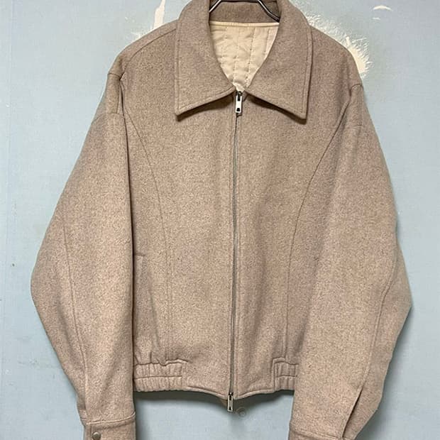 라퍼지스토어 남자 울 모직블루종 오버핏 누빔자켓 L 100-105 