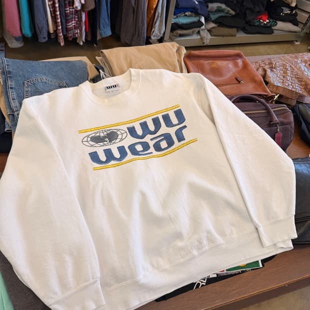  90s wu wear 우웨어 우탱클랜 usa 스웻셔츠 xl
