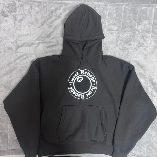 스투시x데님티어스 그래픽 후드 블랙