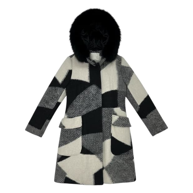 빈티지 퍼 코트