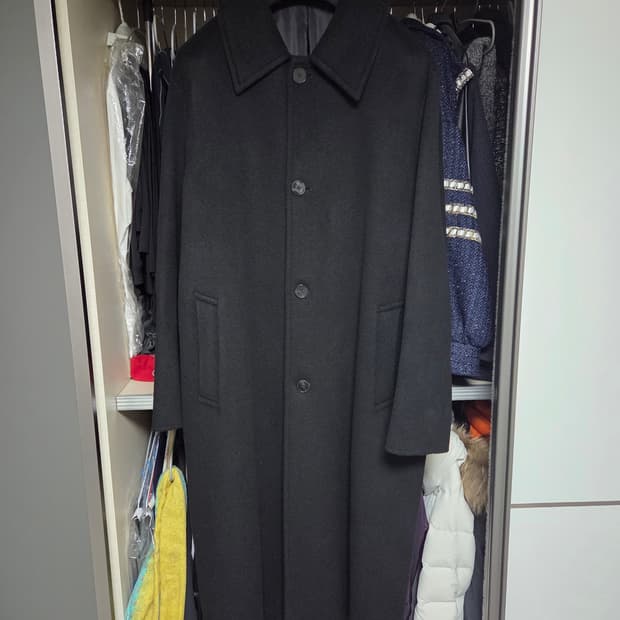 마마가리 핸드메이드 수티앵 코트/블랙/50