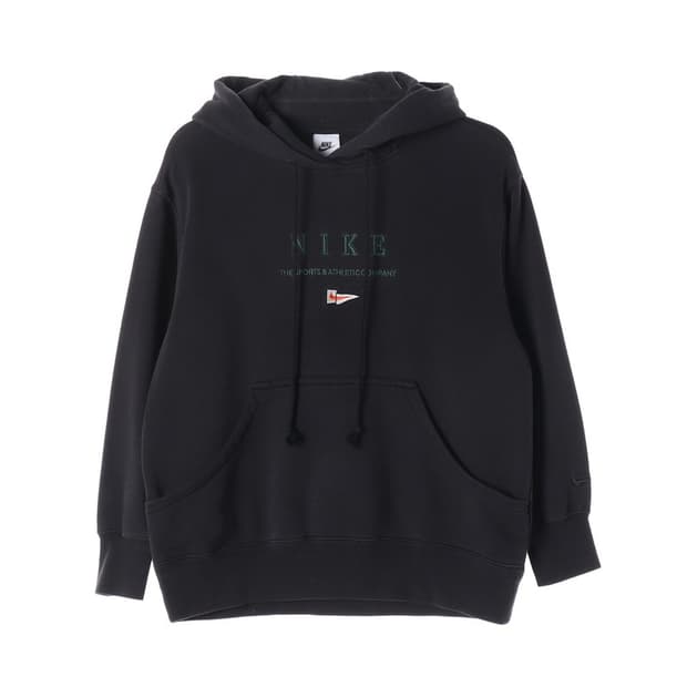 나이키 올드스쿨 펜던트 자수 후드티 블랙 M
