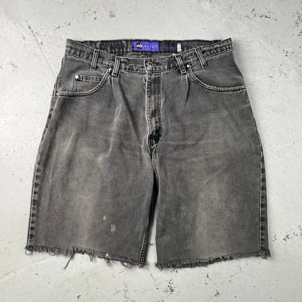 빈티지 리바이스 실버탭 컷오프 배기 데님 쇼츠