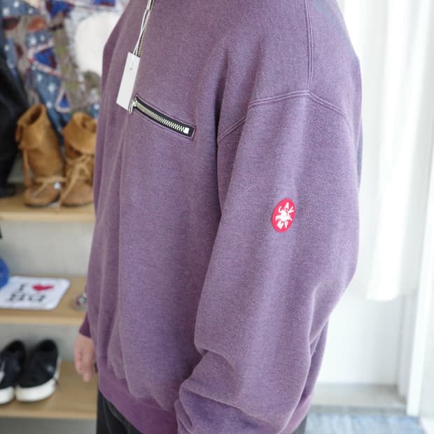 Cavempt 카브엠트 하프 집 업 스웻셔츠