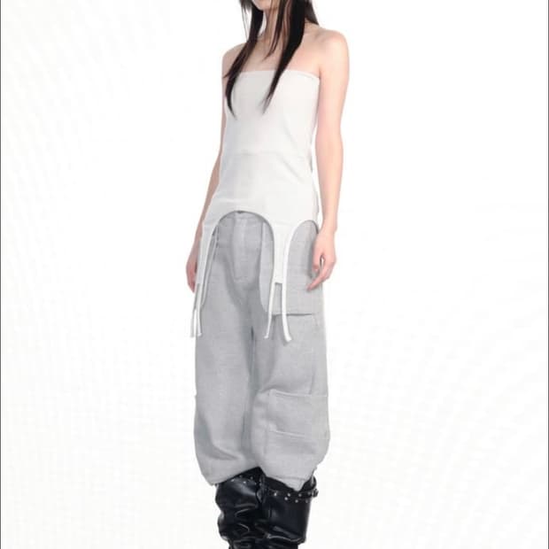 cerric tencel garter top skirt
