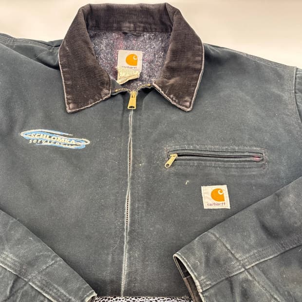 칼하트 J01 빈티지 디트로이트 자켓 블랙