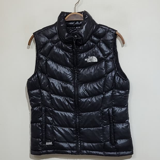 (M) 노스페이스 거위털 패딩조끼 블랙 구스다운 베스트 